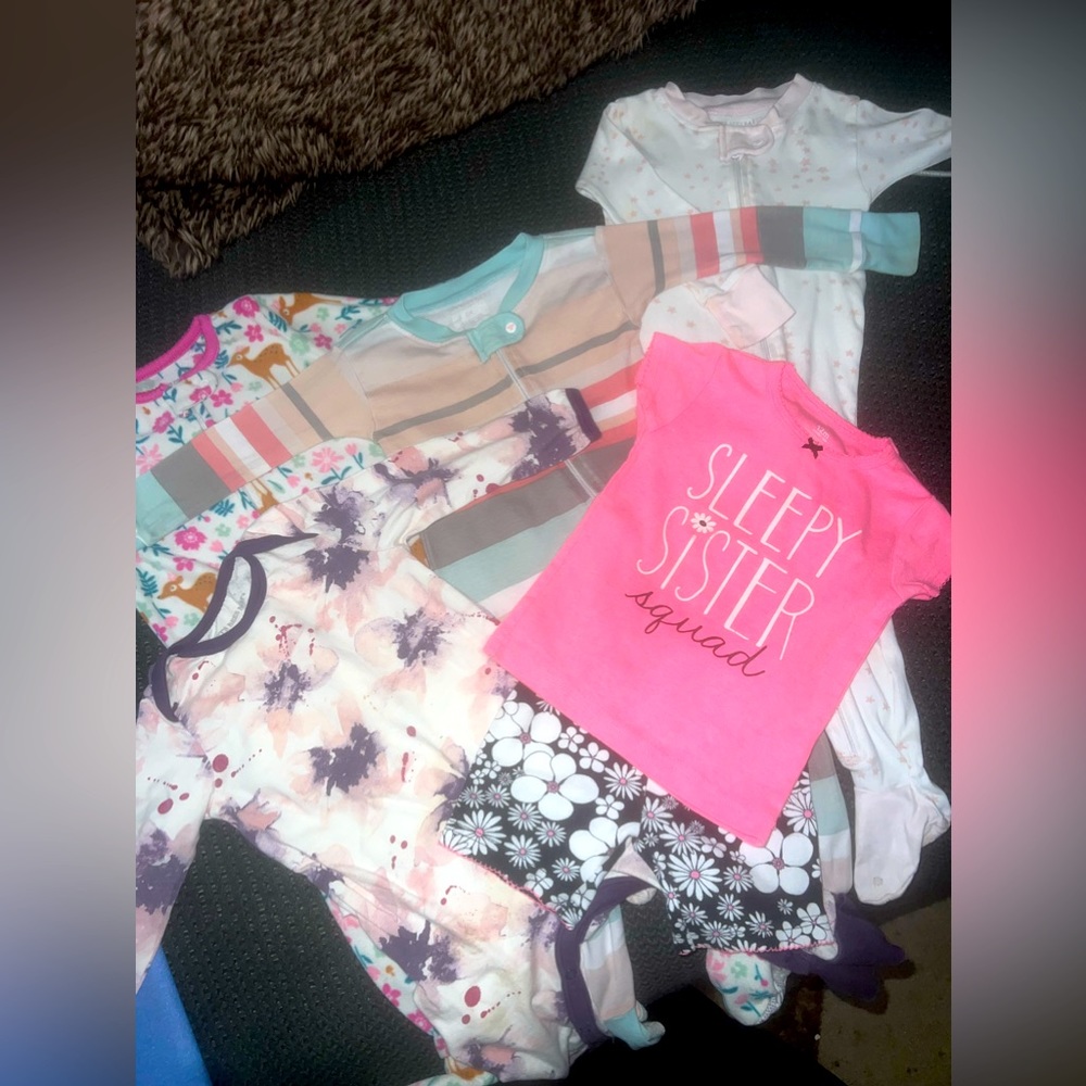 12 MONTH SIZE BABY PYJAMAS PAJAMA SETS